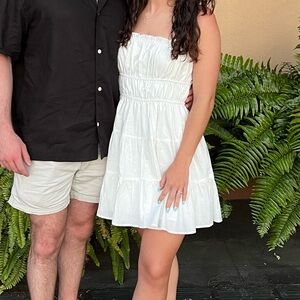 White princess polly mini dress